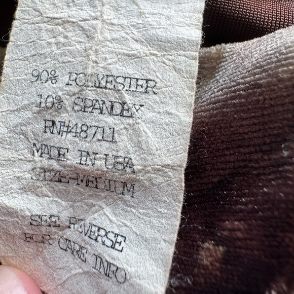 Y2K Made in USA Buckle Off The Shoulder Blouse size Medium - Picture 5 of 10